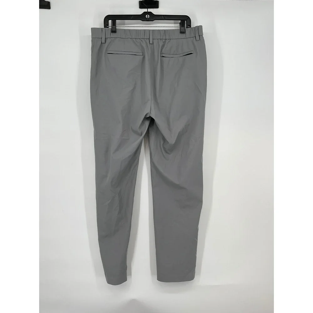 Banana Republic Mens Gray Athletic Fit Performance Dress Pants 35x32‎ Office